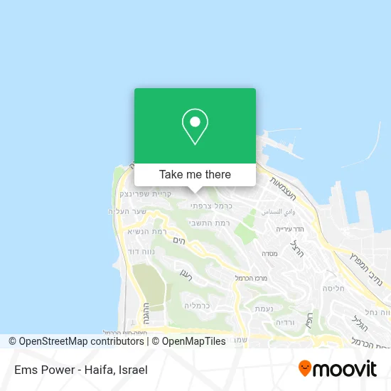 Ems Power - Haifa map