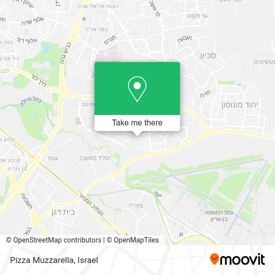 Pizza Muzzarella map