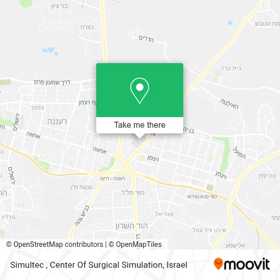 Simultec , Center Of Surgical Simulation map
