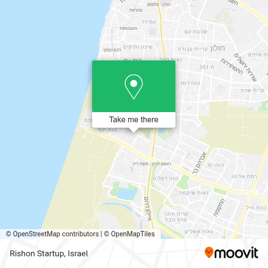 Rishon Startup map