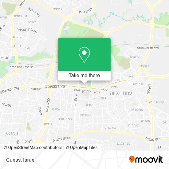 Guess map
