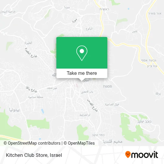 Kitchen Club Store map