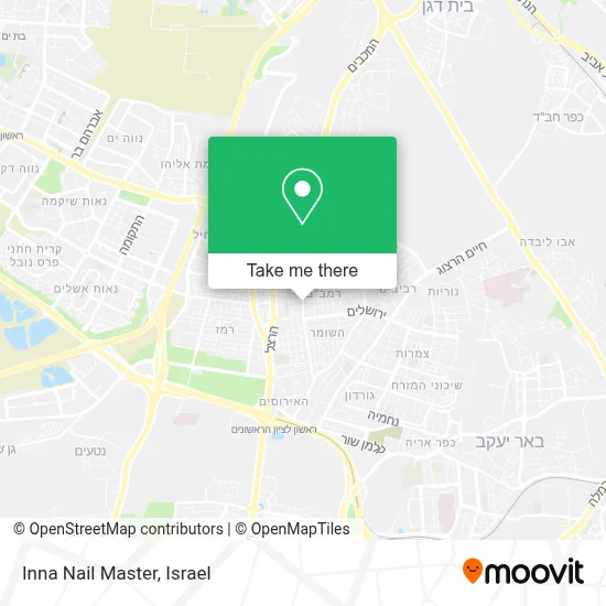 Inna Nail Master map