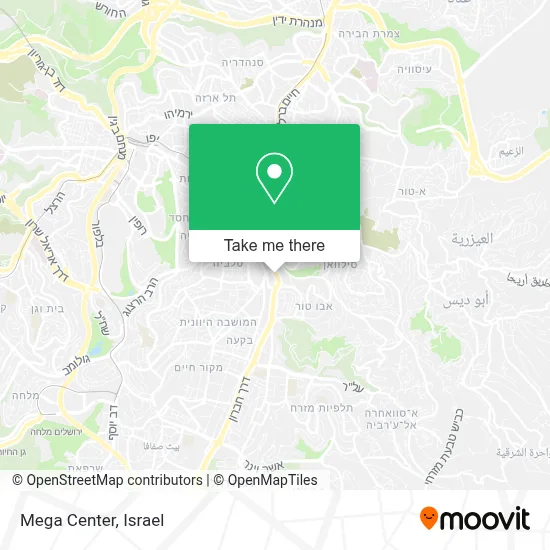 Mega Center map