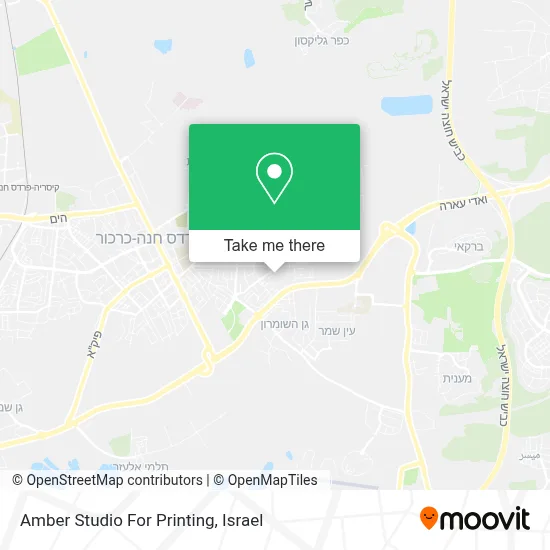 Amber Studio For Printing map