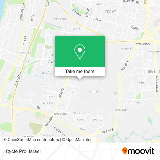 Cycle Pro map