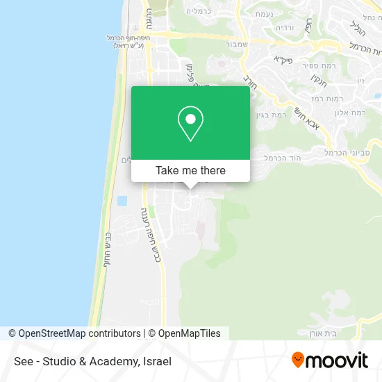 See - Studio & Academy map