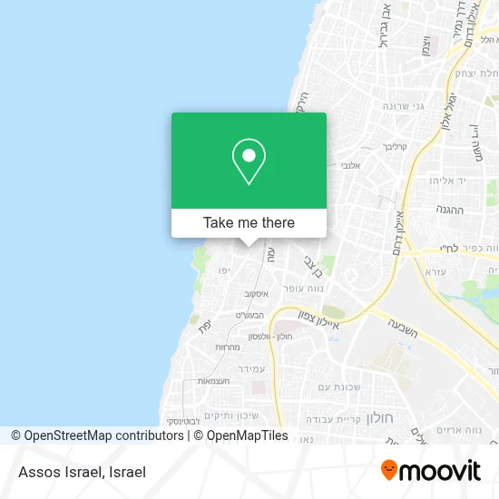 Assos Israel map