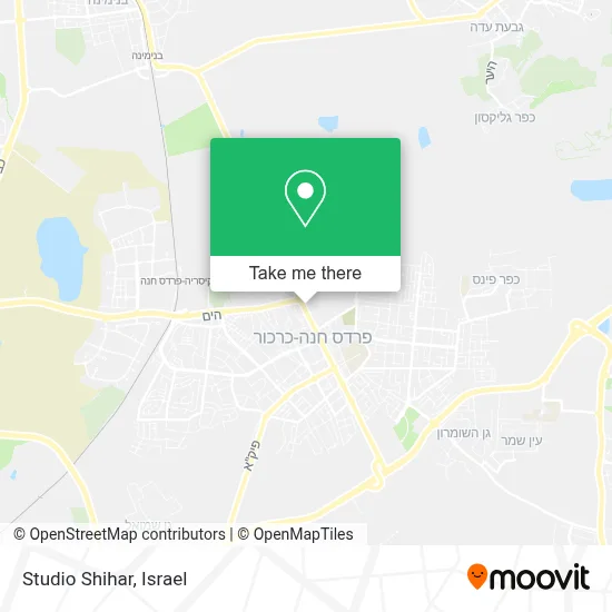 Studio Shihar map