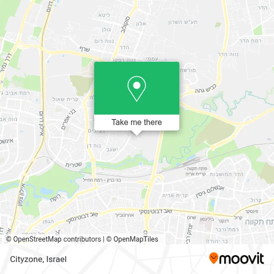 Cityzone map