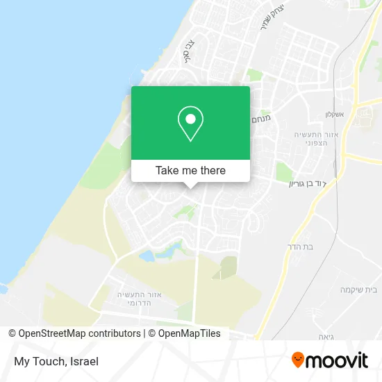 My Touch map