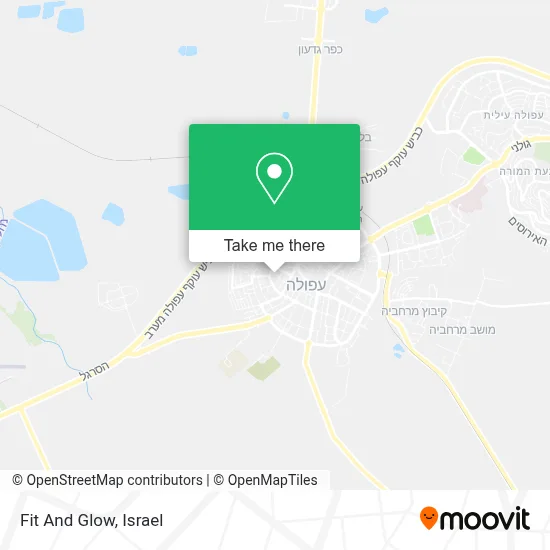 Fit And Glow map