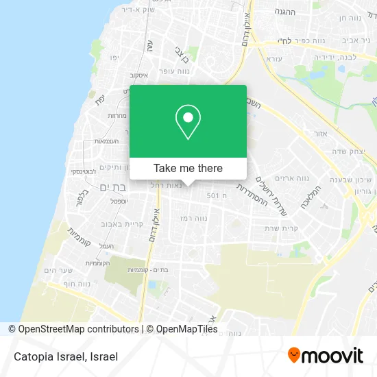 Catopia Israel map