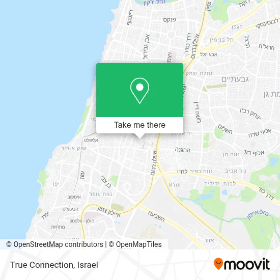 True Connection map