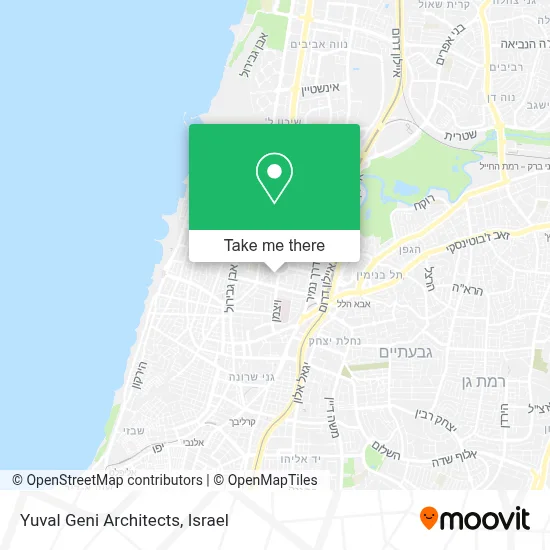 Yuval Geni Architects map