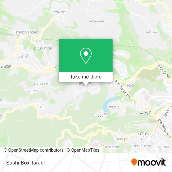 Sushi Box map