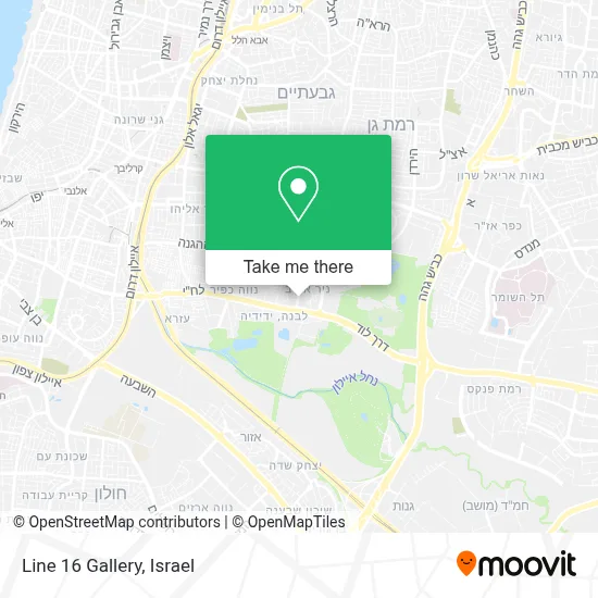 Line 16 Gallery map