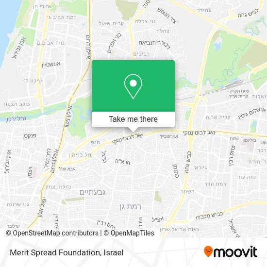 Merit Spread Foundation map