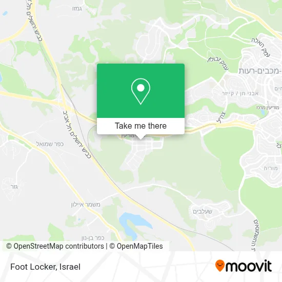 Foot Locker map