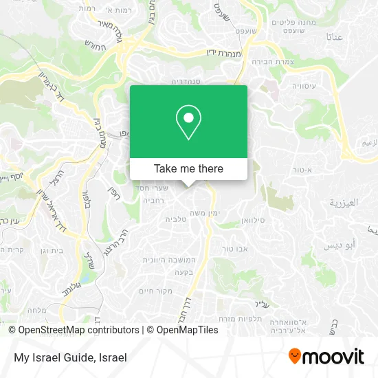My Israel Guide map