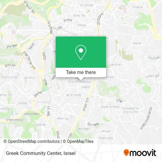 Greek Community Center map