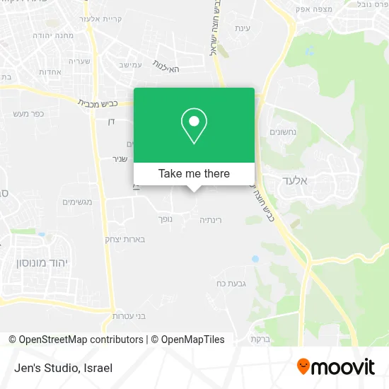 Jen's Studio map
