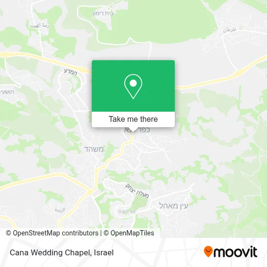 Cana Wedding Chapel map