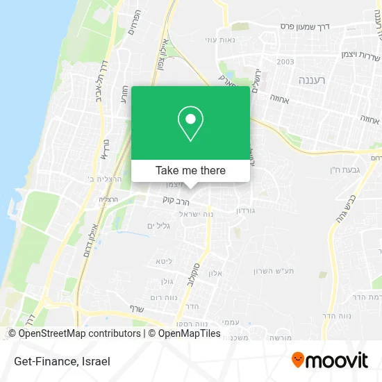 Get-Finance map