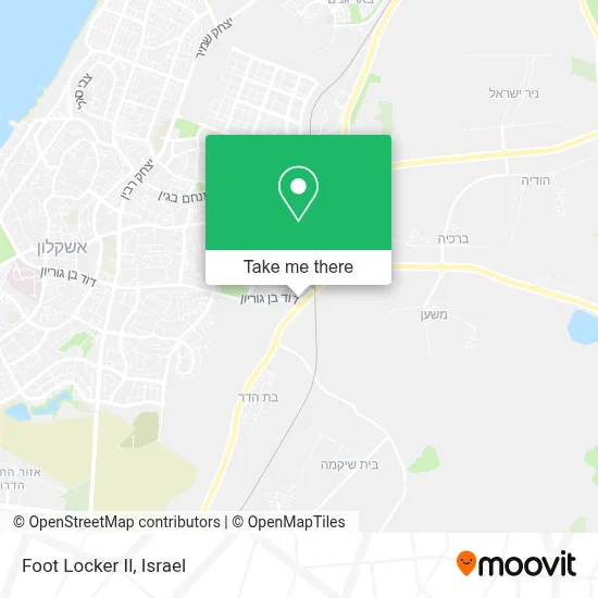 Foot Locker Il map