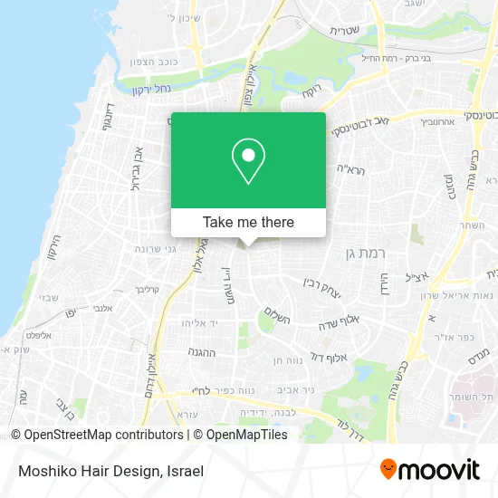 Moshiko Hair Design map