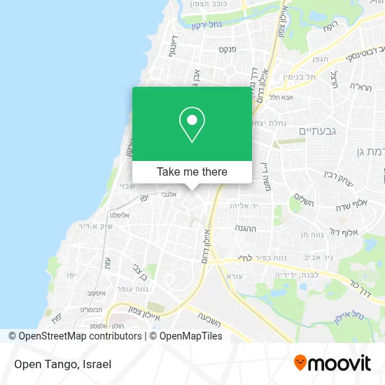 Open Tango map