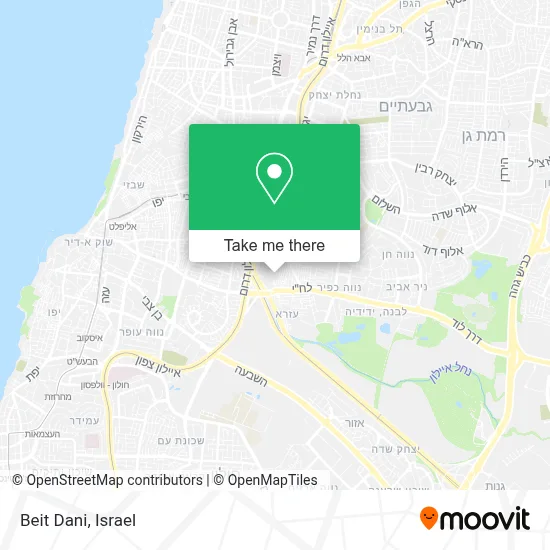 Beit Dani map
