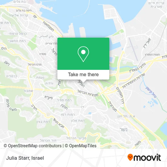 Julia Starr map