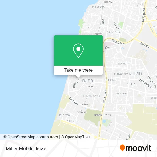 Miller Mobile map