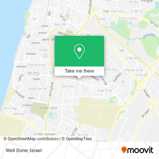 Well Done map
