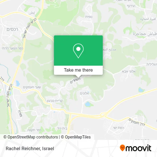 Rachel Reichner map