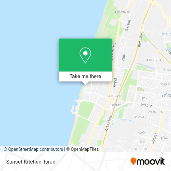 Sunset Kitchen map