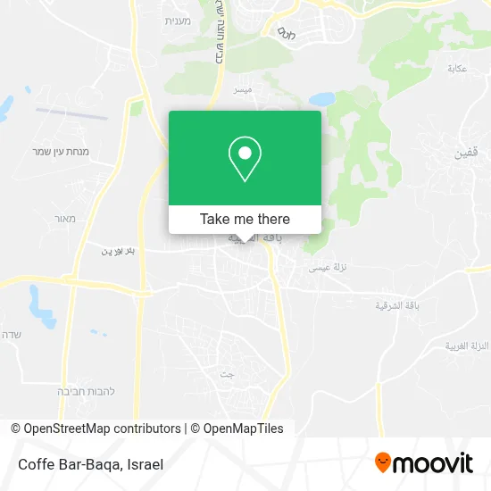 Coffe Bar-Baqa map