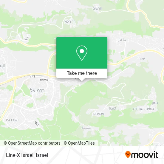 Line-X Israel map