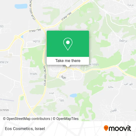 Eos Cosmetics map