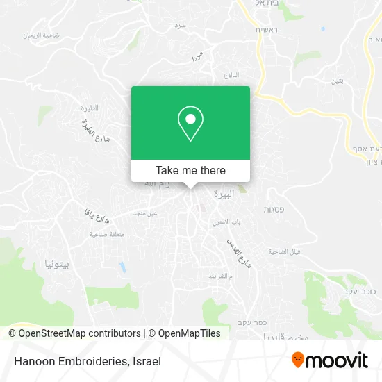 Hanoon Embroideries map