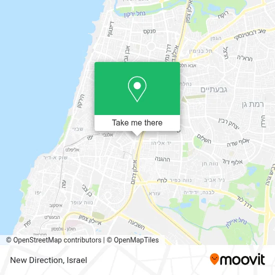 New Direction map