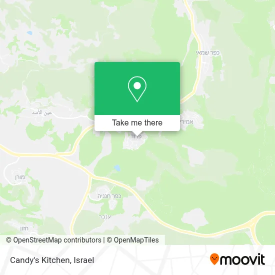 Candy's Kitchen map