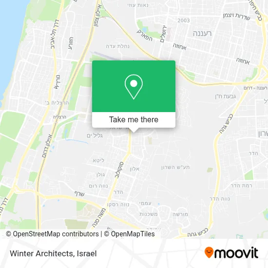 Winter Architects map