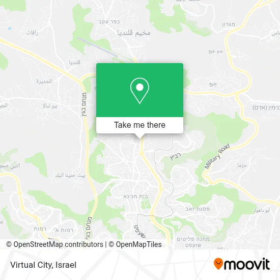 Virtual City map