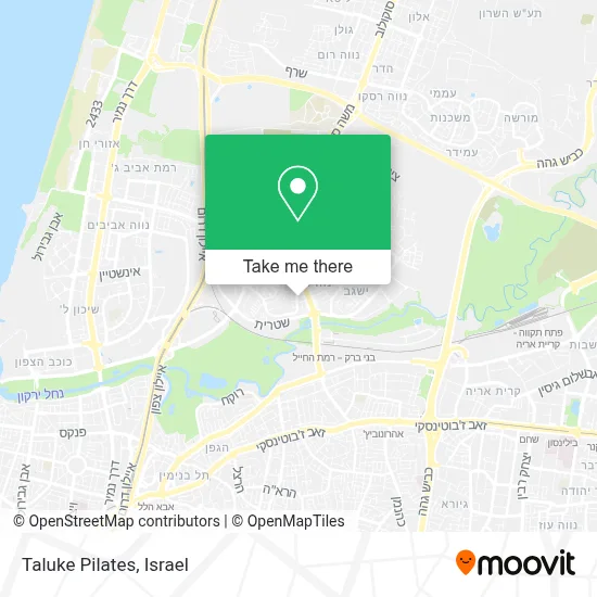 Taluke Pilates map