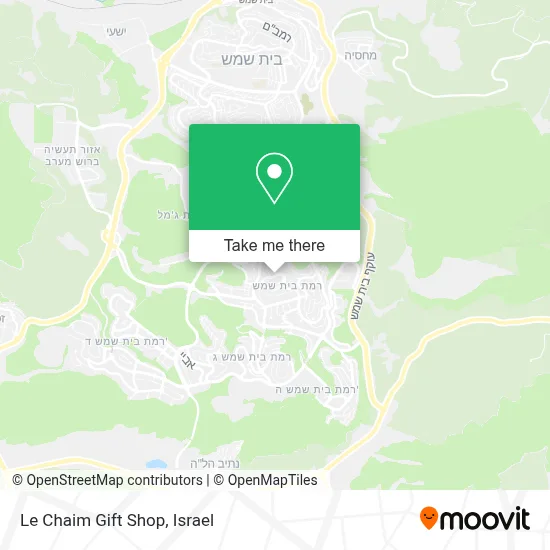 Le Chaim Gift Shop map