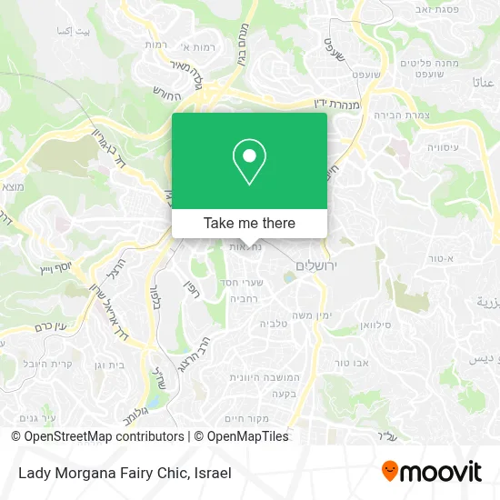 Lady Morgana Fairy Chic map