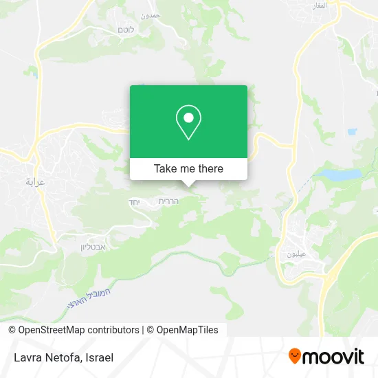 Lavra Netofa map