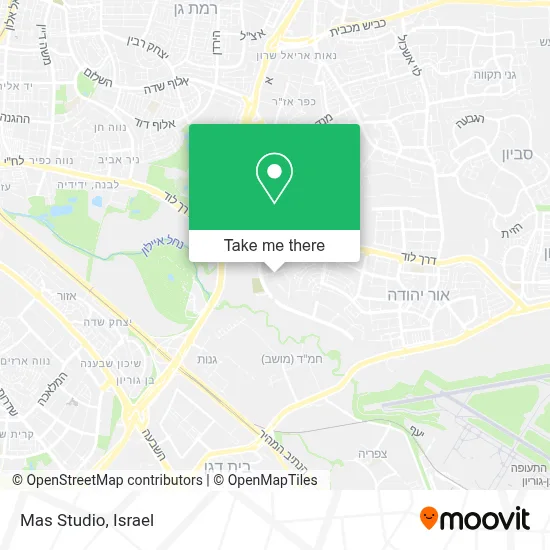 Mas Studio map